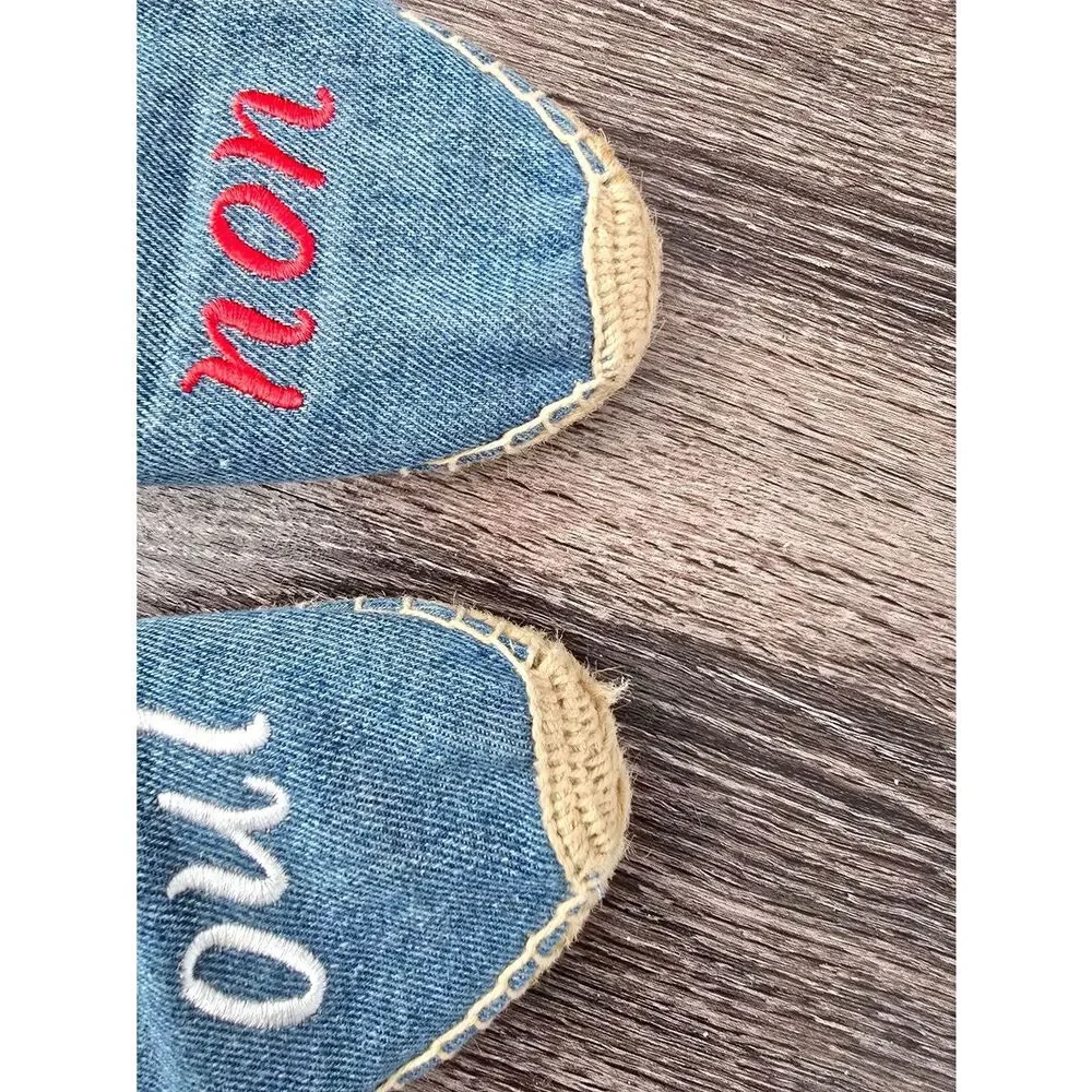Soludos Blue Denim Slip-On Espadrilles